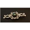 Image 2 : LOVELY LADIES 18KT WG DIAMOND & BLACK PEARL PIN