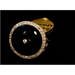 LADIES ART DECO WG DIAMOND RING