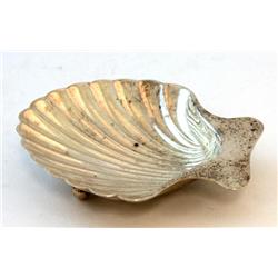 4 TIFFANY & CO STERLING SHELL SHAPED BUTTER PATS