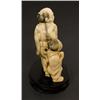 Image 2 : IVORY NETSUKE FIGURE OF MAN & CHILD WALKING