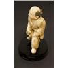 Image 4 : IVORY NETSUKE FIGURE OF MAN & CHILD WALKING