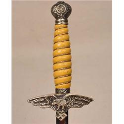 WW2 GERMAN NAZI LUFTWAFFE MINIATURE OFFICERS DAGGE