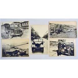 LOT OF 5 WW2 GERMAN NAZI ARCHIVE PHOTOS OF SOLDIER
