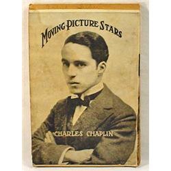 RARE C. 1910'S CHARLIE CHAPLIN SCHOOL THEME BOOK -
