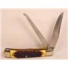Image 1 : VINTAGE SCHRADE 970T POCKET KNIFE W/ STAG HANDLE -