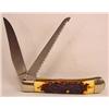 Image 2 : VINTAGE SCHRADE 970T POCKET KNIFE W/ STAG HANDLE -
