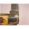 Image 3 : VINTAGE SCHRADE 970T POCKET KNIFE W/ STAG HANDLE -