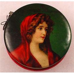 C. 1910'S CELLULOID ADVERTISING SEWING TAPE MEASUR