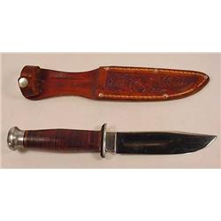 VINTAGE KINFOLKS HUNTING KNIFE W/ SHEATH - Approx.