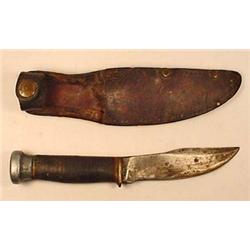 C. 1916 MARBLES GLADSTONE HUNTING KNIFE W/ SHEATH 