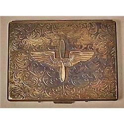 C. WW2 ERA USAF TRENCH ART CIGARETTE CASE - Lots o