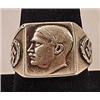 Image 1 : WW2 ERA ADOLF HITLER GERMAN NAZI RING W/ SWASTIKA 