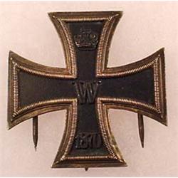 SCARCE 1870 WW1 IMPERAL GERMAN 1 CLASS IRON CROSS 