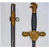 Image 1 : VINTAGE MASONIC AOUW FRATERNAL SWORD W/ SCABBARD -