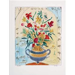 Bracha Guy, Radiant Bouquet, Signed Serigraph