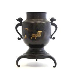 Japanese bronze Meiji Era sensor ca. 1900 