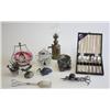 Image 1 : Box lot assorted smalls silver, silverplate