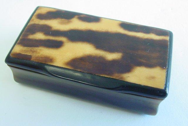 Tortoise Shell Snuff Box Antique tortoise shell snuff box