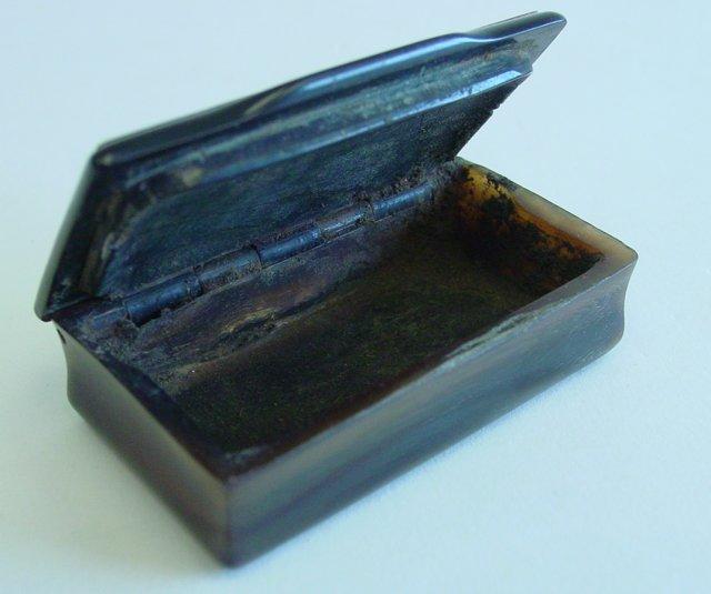 Tortoise Shell Snuff Box Antique tortoise shell snuff box