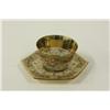 Image 1 : Persian enameled cup & saucer Moser style. 