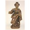Image 1 : 18th c. patinated wood figure of Saint 