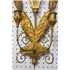 Image 3 : Pair gilt wood mirrored sconces 