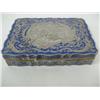 Image 2 : Silver & blue enamel figural box 