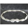 Image 1 : Russian silver belt. 
