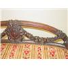 Image 2 : Walnut heavily carved vanity bench 