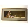 Image 8 : Framed colored lithograph & 2 framed pictures