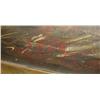 Image 3 : Gilt framed oil painting on canvas "Hay Wagon" 