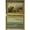 Image 1 : Two gilt framed oil paintings on canvas 