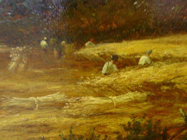 Gilt framed oil painting signed R. Perry