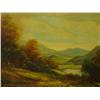 Image 2 : Gilt framed "Landscape" signed Paul Wesley
