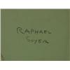 Image 3 : Framed ink pencil signed Raphael Soyer