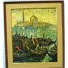 Image 1 : Oil painting on masonite signed George Russin 