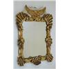 Image 1 : Early 19th c. parcel gilt hand carved mirror 