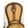 Image 2 : 2 19th c. walnut French boudoir side chairs 