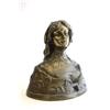 Image 2 : Bronze bust signed M. LeBlanc "Woman". 