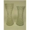 Image 1 : Two cut glass vases