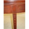 Image 2 : Sheraton style mahogany demilune card table