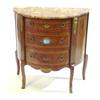 Image 1 : French marble top demilune commode ca. 1900 