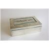 Image 1 : Silver box with miniature watercolor 