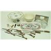 Image 1 : Group lot assorted porcelain, glass & cutlery