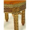 Image 2 : Gilt wood round low bench 