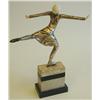 Image 2 : Art Deco style "Skater" on marble base 