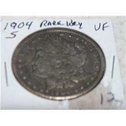 1904-S MORGAN DOLLAR