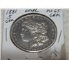 Image 1 : 1881-S MORGAN DOLLAR