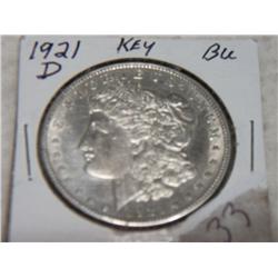 1921-D MORGAN DOLLAR
