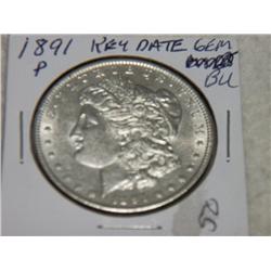 1891-P MORGAN DOLLAR